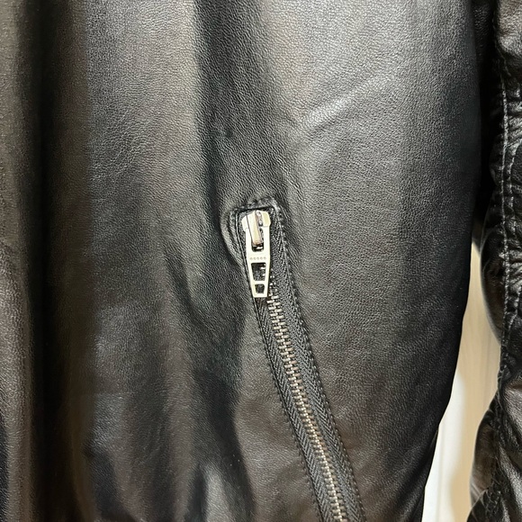 Floral Bomber Jacket in Blue and White - Picture 7 of 9